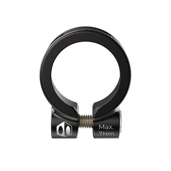 Box One Fixed Seat Post Clamp - 25.4mm - Black - BMXGuru.com / C&W