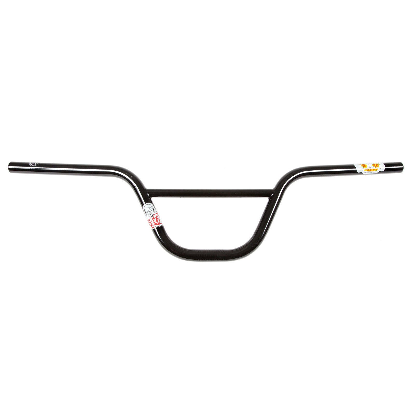 S&M Bruiser 2pc BMX Handlebars - 6.5" - Black - USA Made