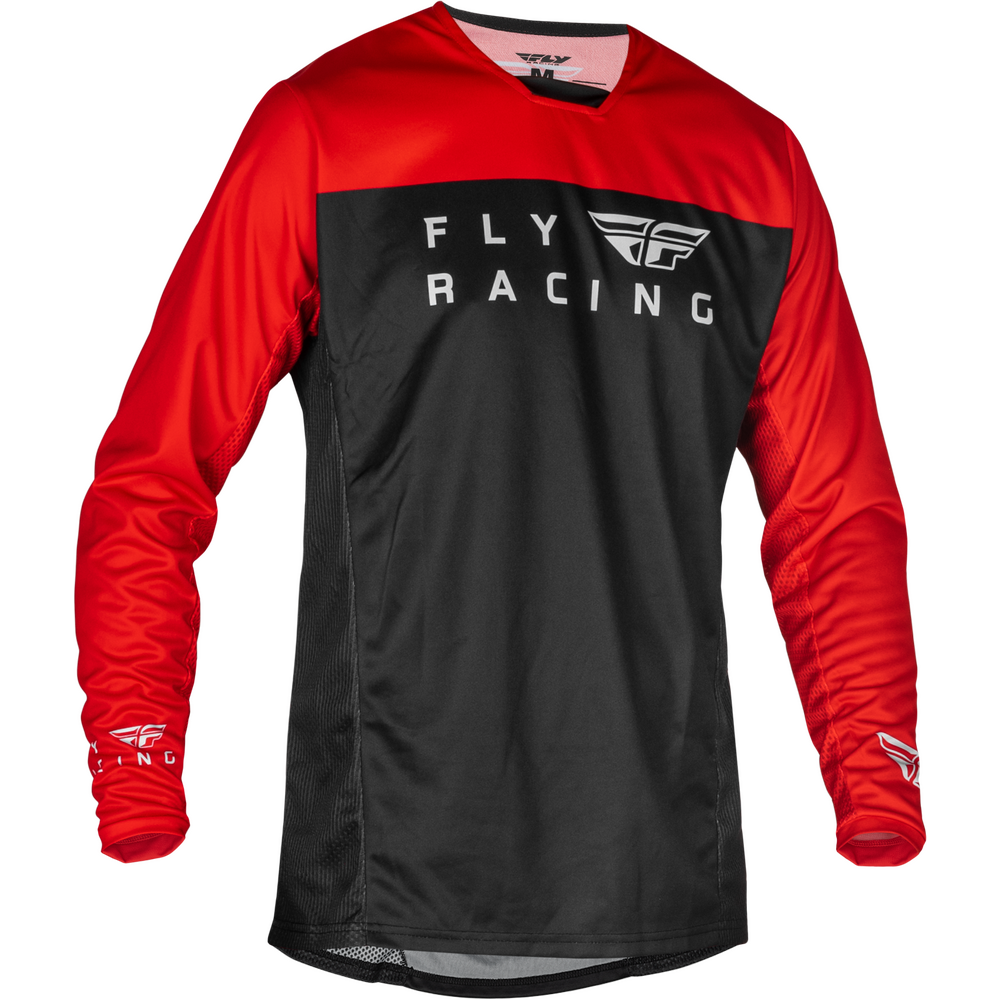 Fly Radium BMX Jersey - Adult Large (L) - Red / Black / Gray