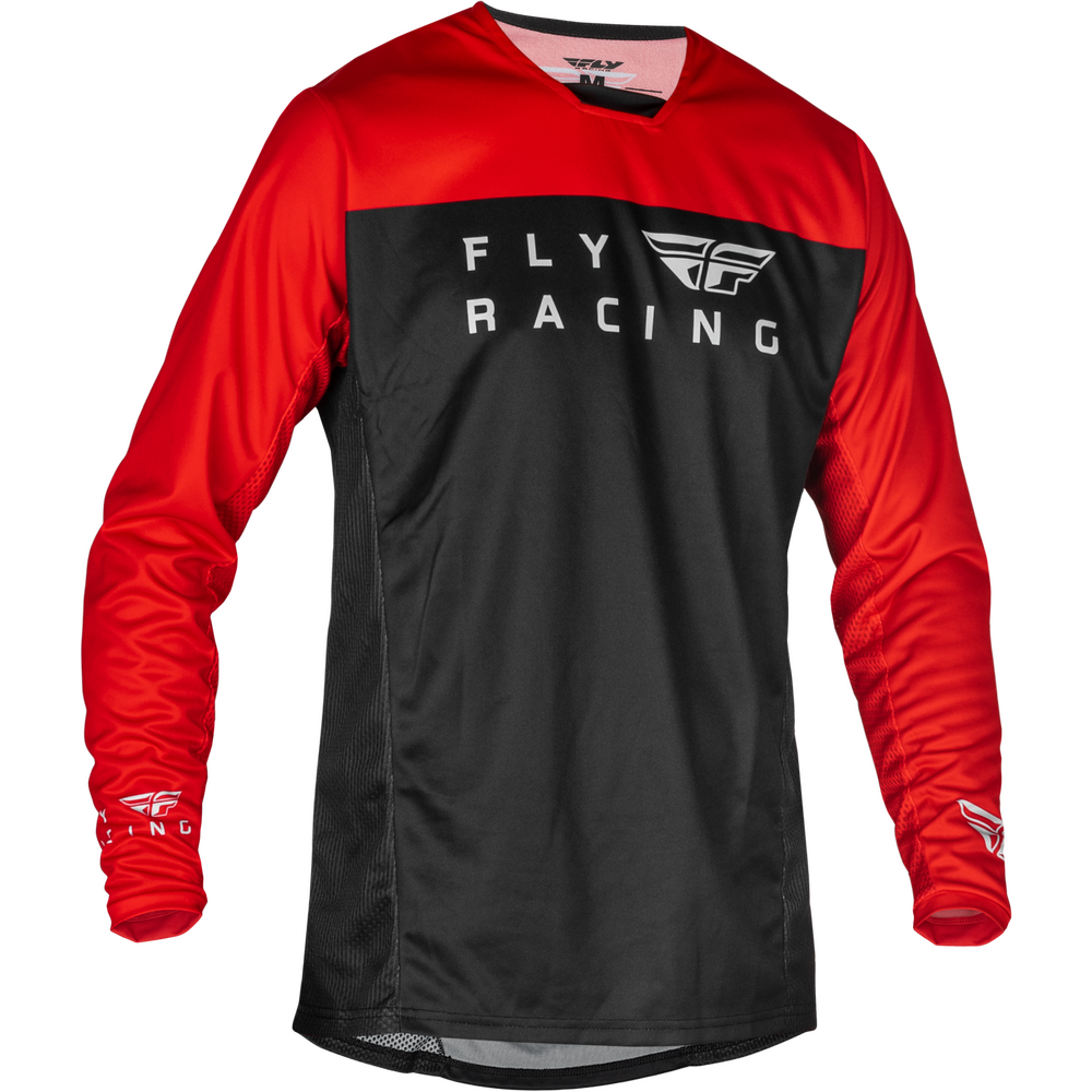 Fly Radium BMX Jersey - Youth Large (YL) - Red / Black / Gray