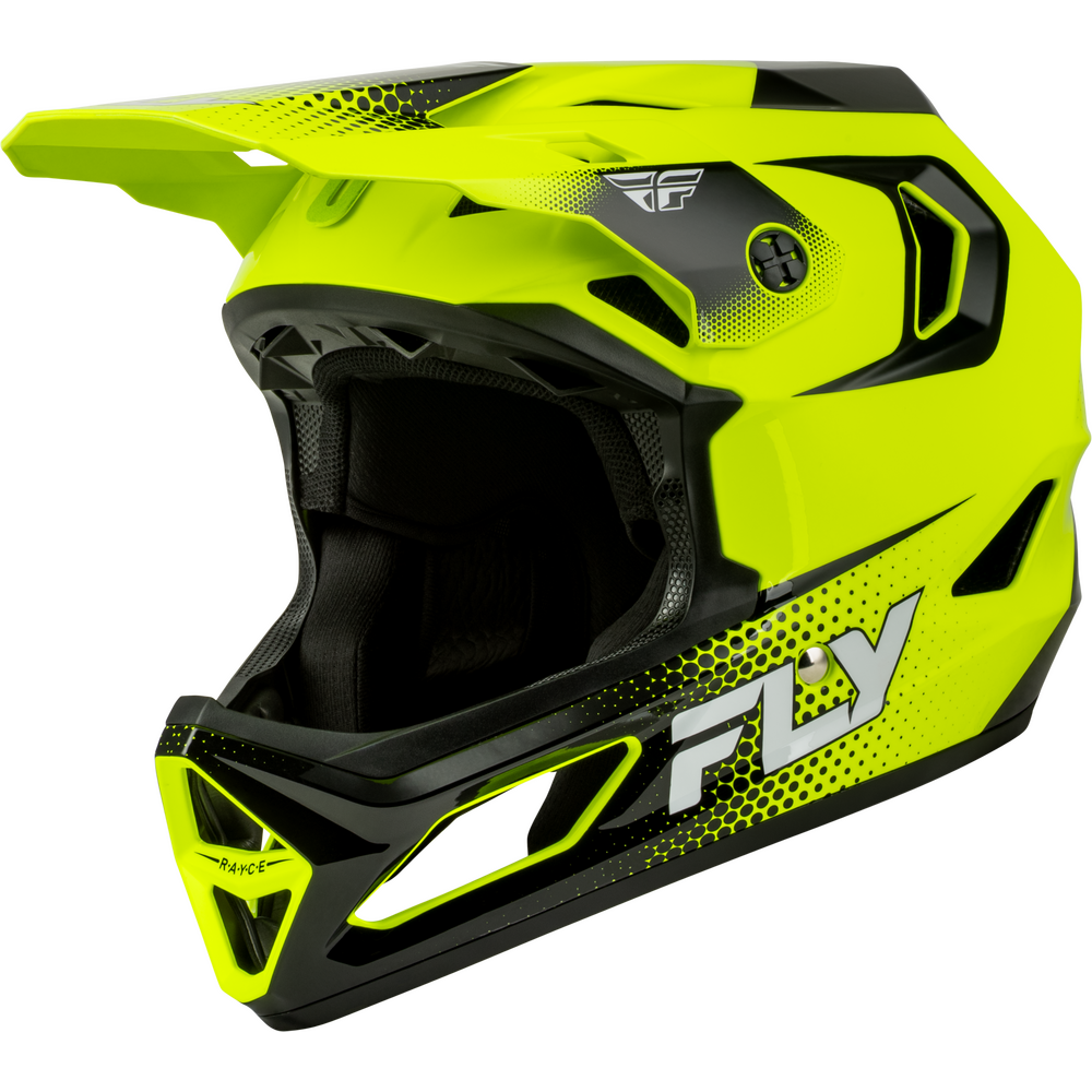 Rayce Sonar Bicycle Helmet Hi-Vis/Black/White XS
