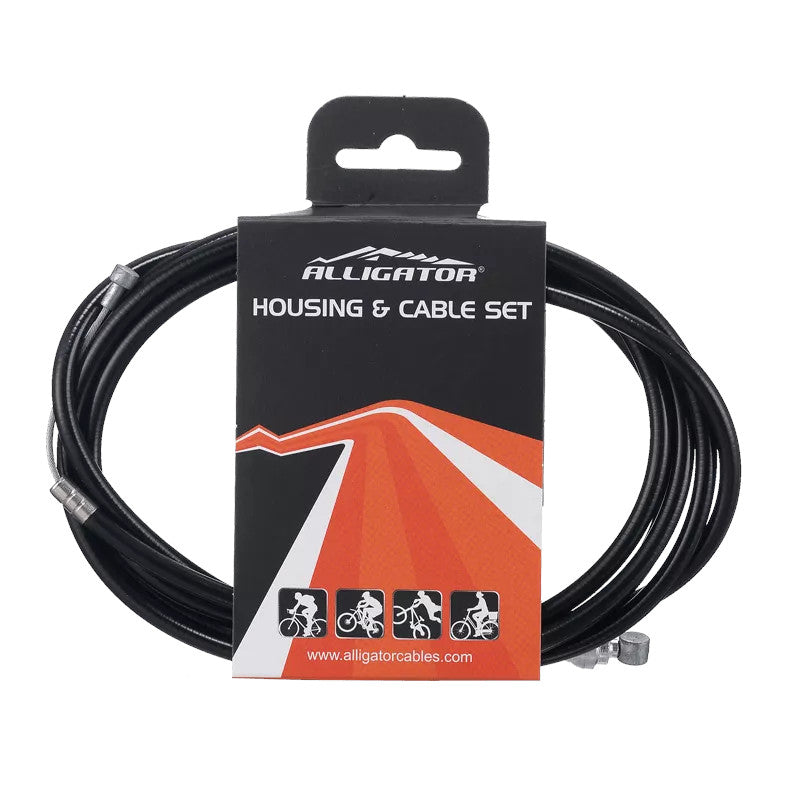 Alligator Universal Slick Brake Cable - 60"-65" - Black