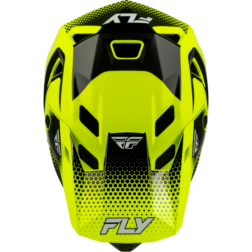 Fly Rayce Full Face BMX / DH Helmet - sz Adult XS - Hi-Vis/Black/White