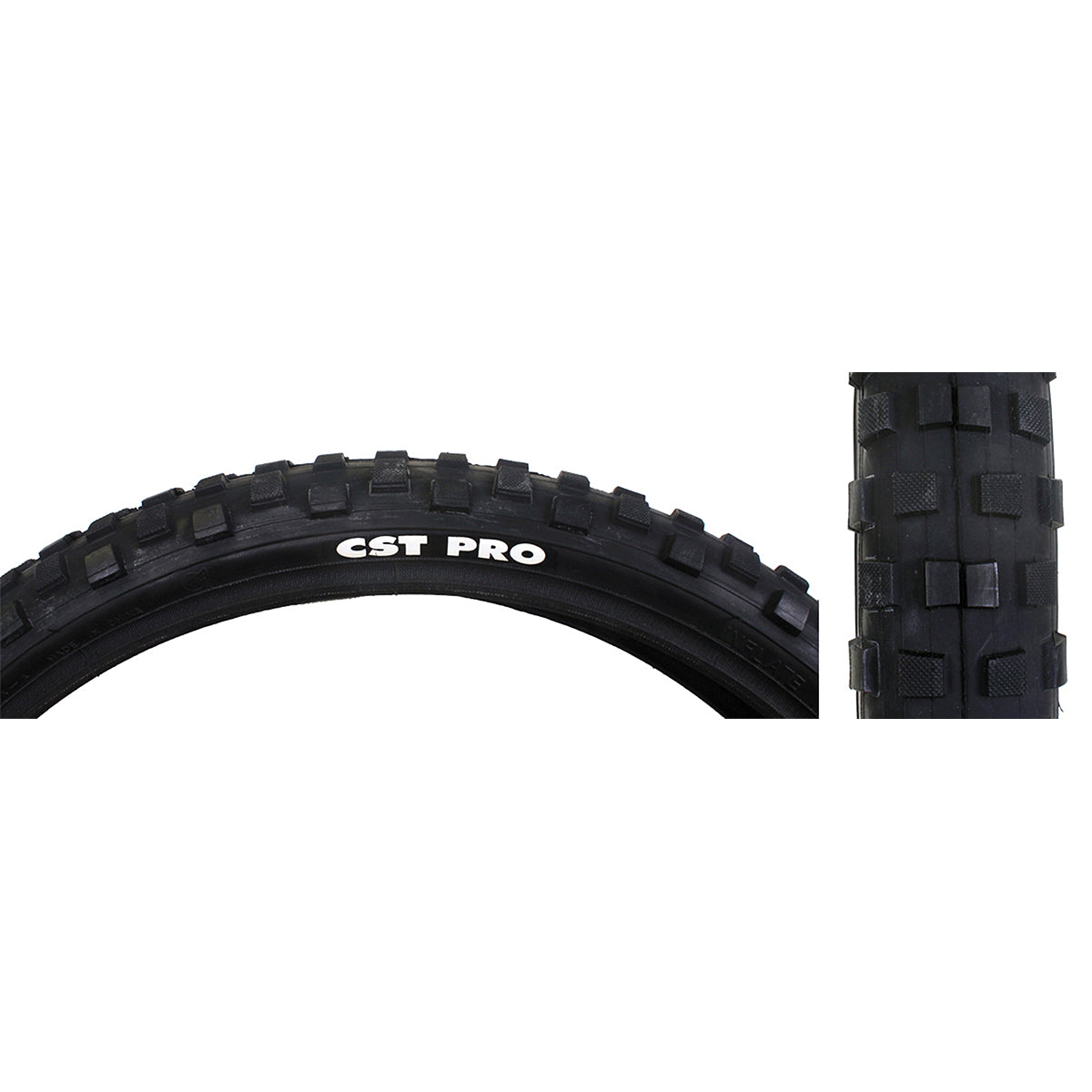 Cheng Shin CST C1244 Knobby Dirt Tread – 20" Old School BMX Bicycle Tire