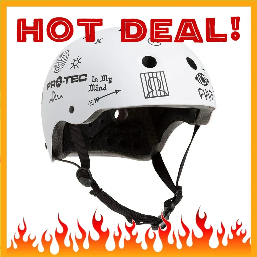 Pro-Tec / Cult Classic Certified Skate Helmet - X-Small 52-54cm - White
