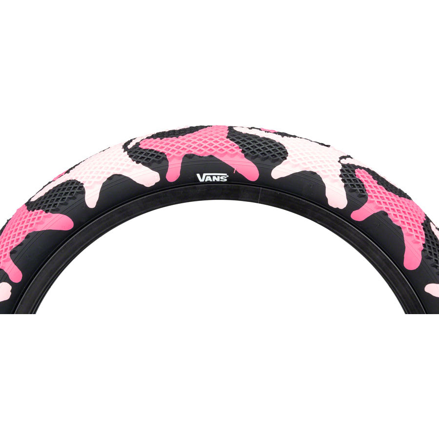 29x2.10 Cult Vans BMX Tire - Pink Camo w/ Black Sidewall