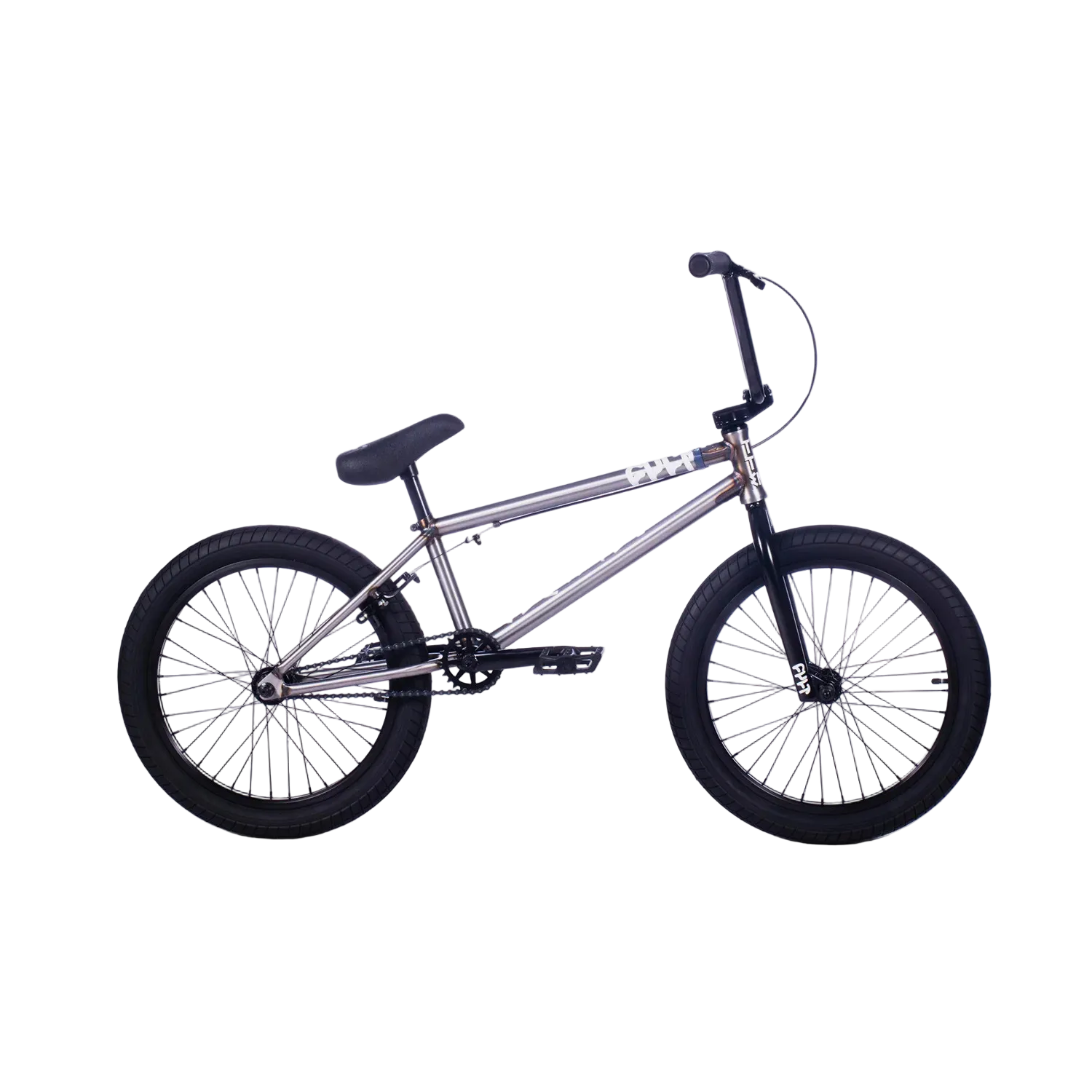 Bicycle on a white background