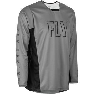 Fly Radium BMX Jersey - Adult Large (L) - Gray / Black
