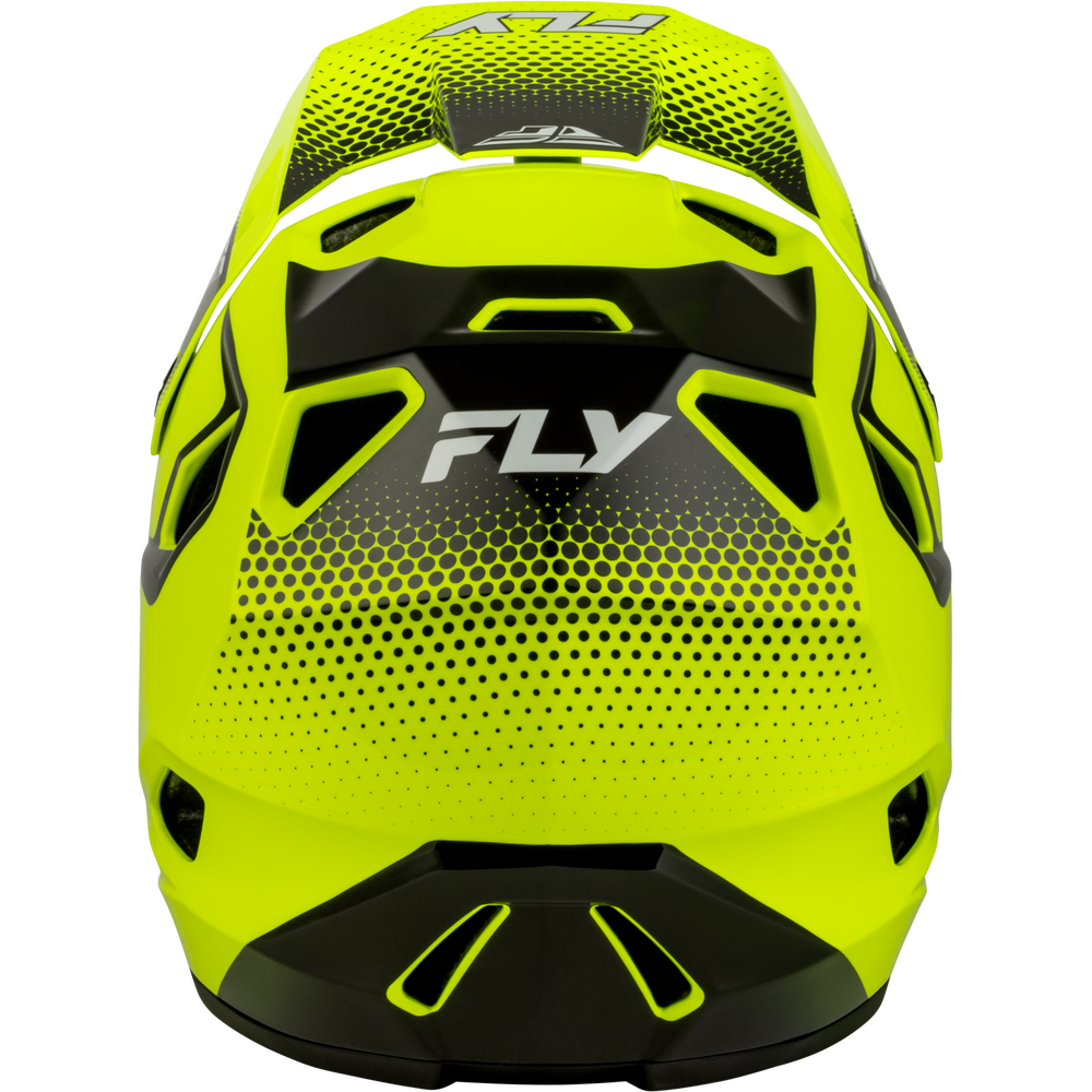 Fly Rayce Full Face BMX / DH Helmet - sz Adult XS - Hi-Vis/Black/White