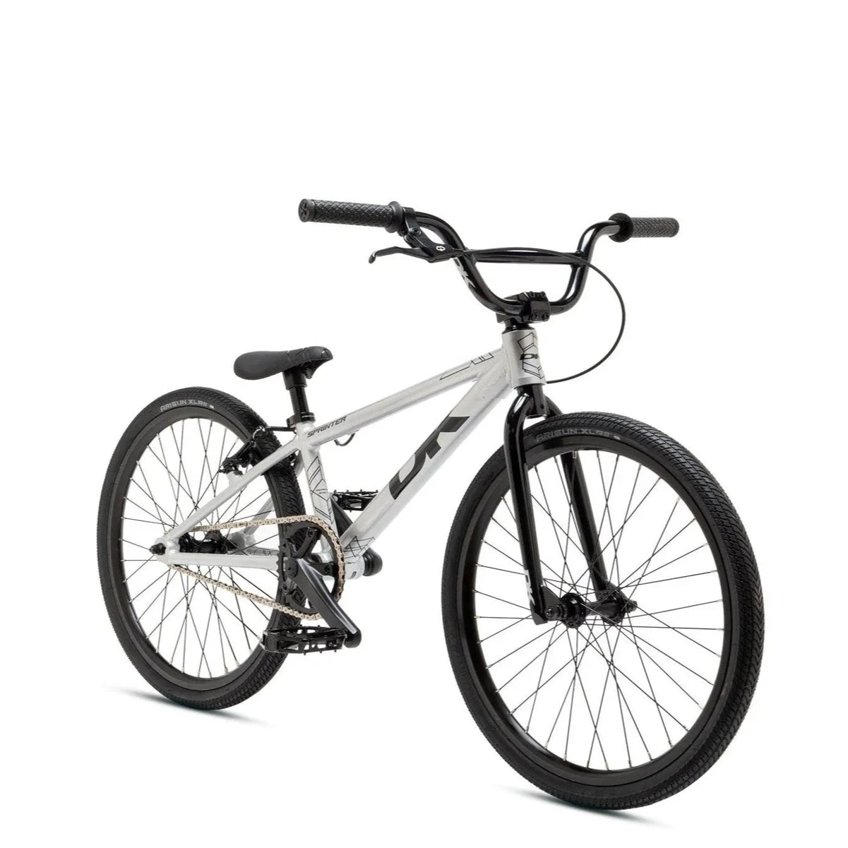 DK Sprinter Junior 20 Complete BMX Race Bike 18.25 TT Silver Flak BMXGuru C W Cycle