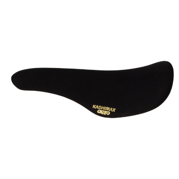 Kashimax AX4A Suede Padded Railed Saddle - Black - Made in Japan