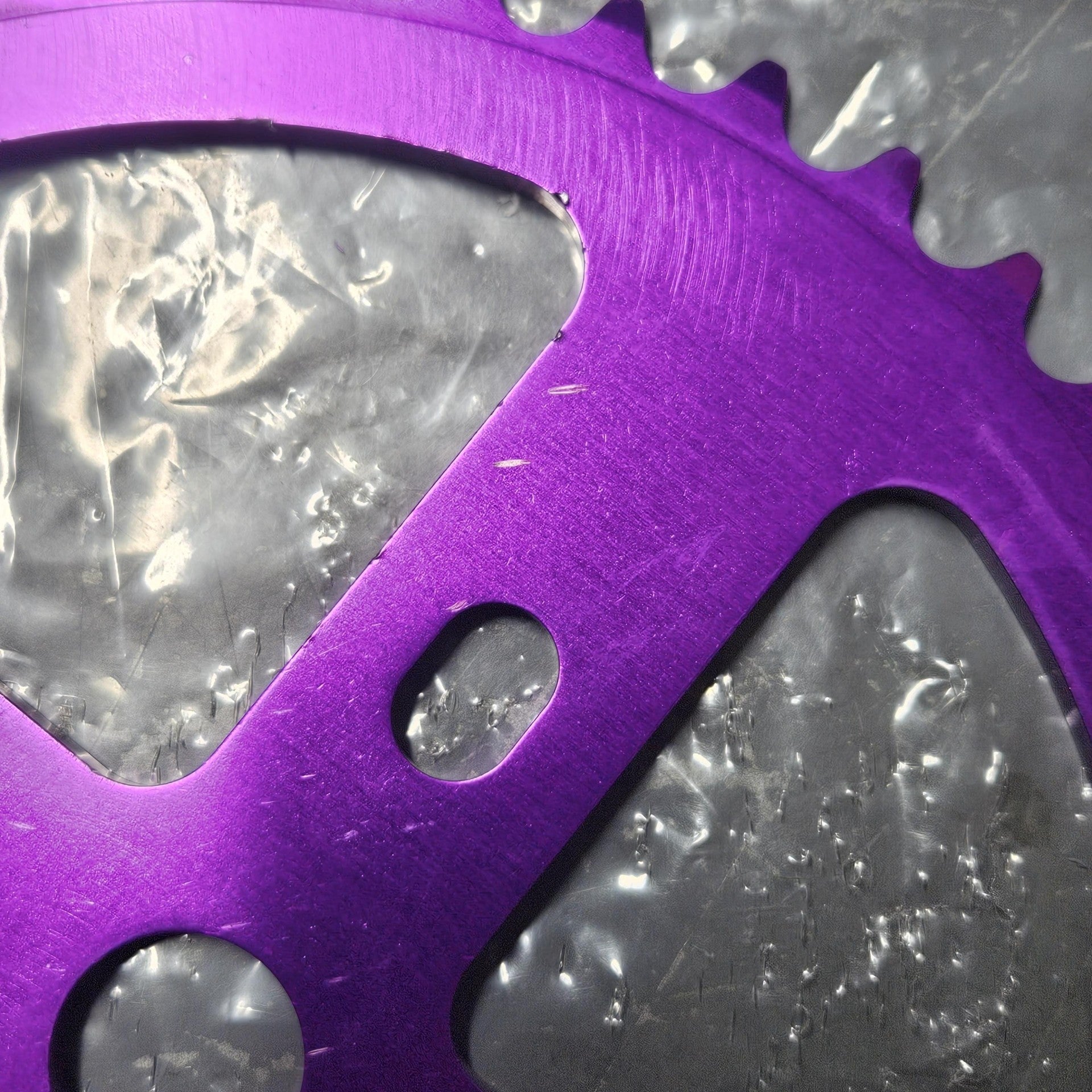 Neptune Helm 44t Bolt Drive BMX Aluminum Sprocket / Chainwheel - Purple - USA Made *BLEMISHED*