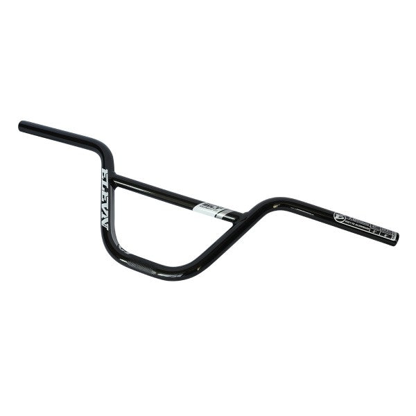Elevn SLT V2 Pro 2pc Aluminum Race BMX Handlebars - 7" tall - Black & White