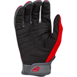 Fly F-16 BMX Gloves - Size 8 / Men's Small - Red/Charcoal/White