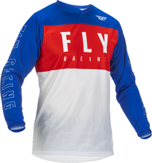 Fly F-16 BMX Jersey (2022) - Adult X-Large (XL) -  Red/White/Blue