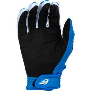 Fly F-16 BMX Gloves - Size 3 / Youth X-Small - True Blue/White