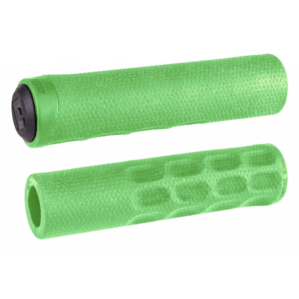 ODI F-1 Series Vapor Flangeless BMX Grips - Green - USA Made