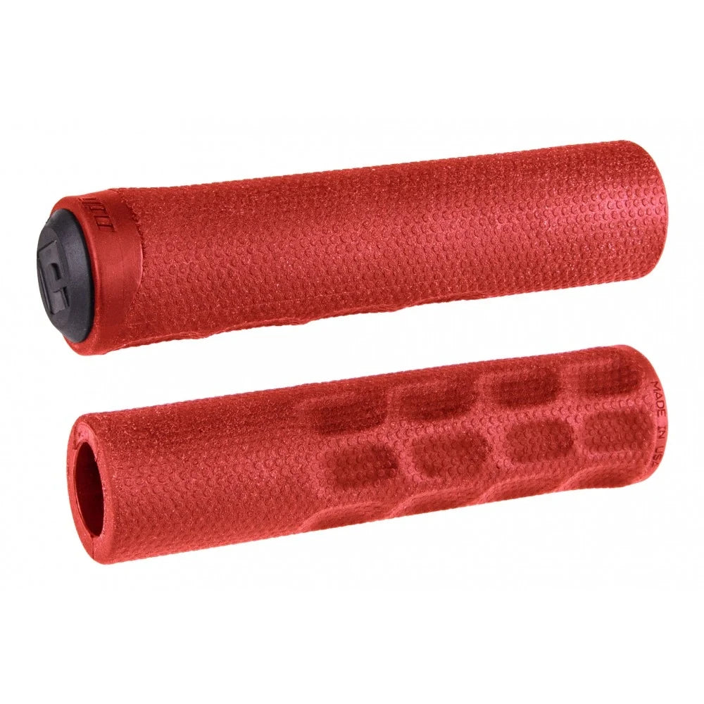 ODI F-1 Series Vapor Flangeless BMX Grips - Red - USA Made