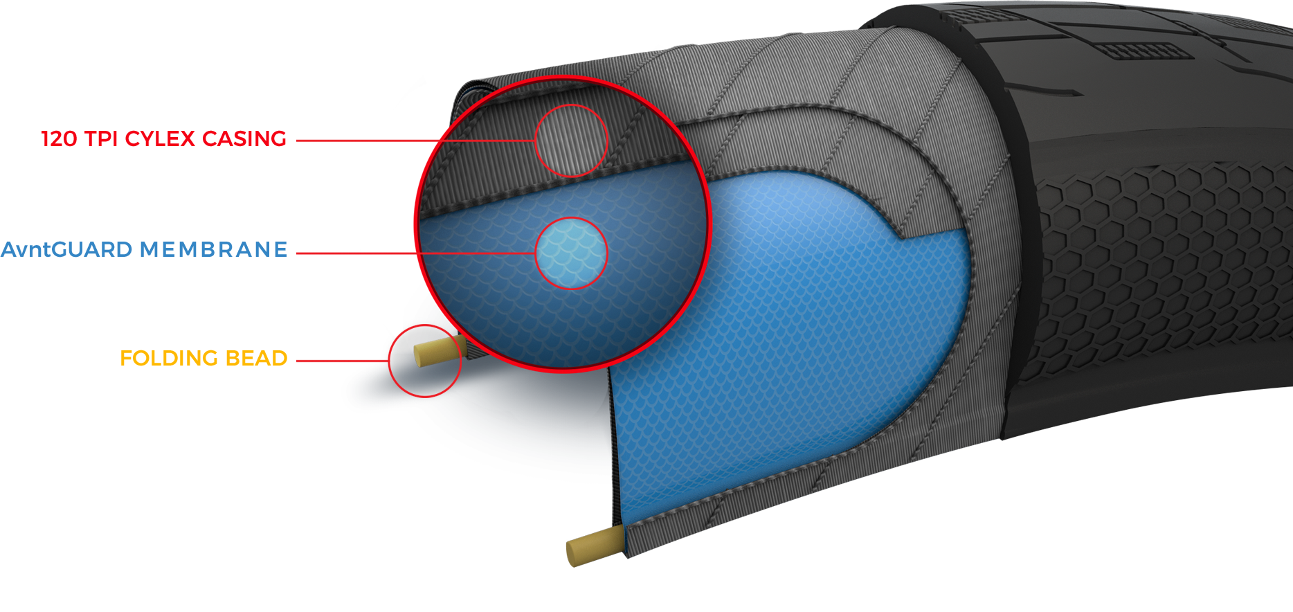 20x1.85 Tioga Fastr X Black Label BMX Folding tire - Black