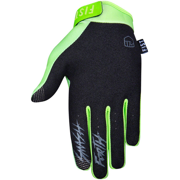 starteam グローブ punkandyo fuckthisindstry Fist Stocker Gloves - Size 7 / Adult X-Small - Lime Green