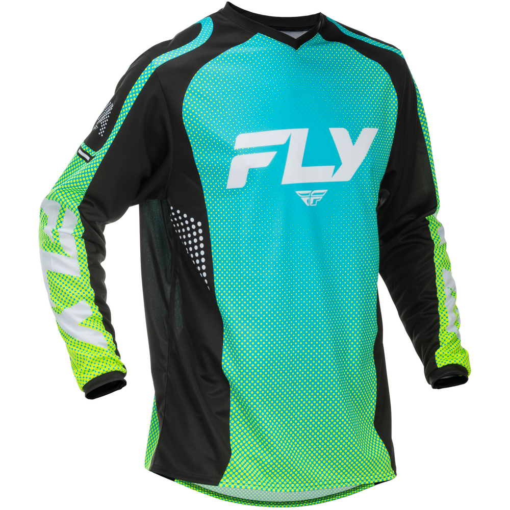 Fly F-16 BMX Jersey - Adult X-Large (XL) - Aqua/Black/White