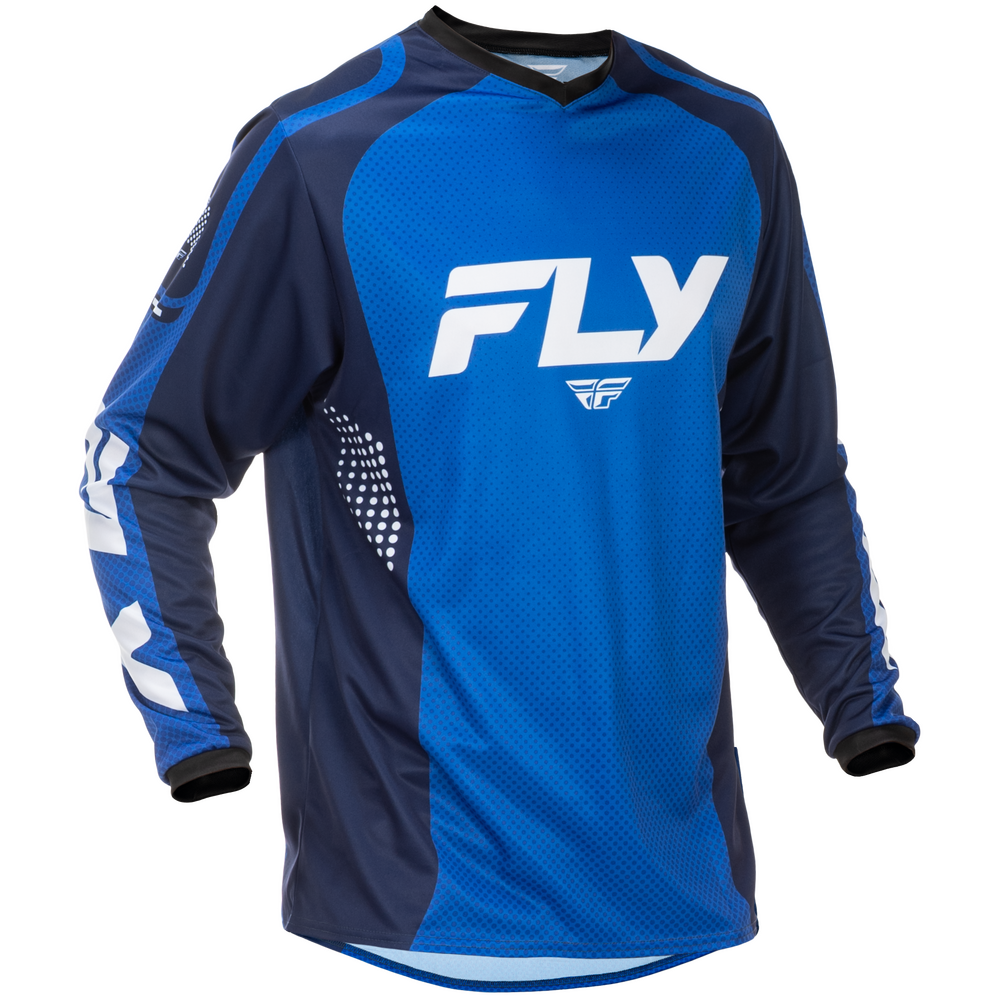 Fly F-16 BMX Jersey - Adult XXX-Large (3XL) - Blue/Dark Blue/White