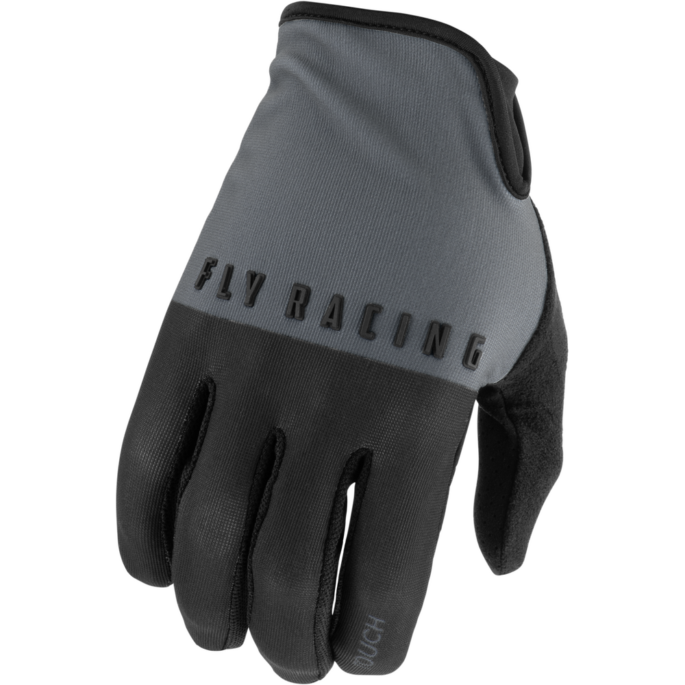Fly Racing Media Gloves Black Grey XL