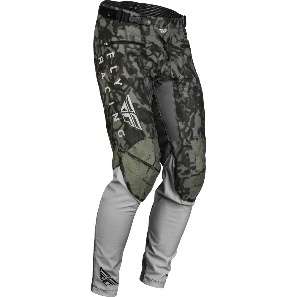 Fly Radium BMX Race Pants (2023) - Sz 30 waist - Dark Gray Camo/Gray