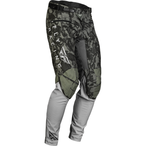Fly Radium BMX Race Pants (2023) - Sz 30 waist - Dark Gray Camo/Gray