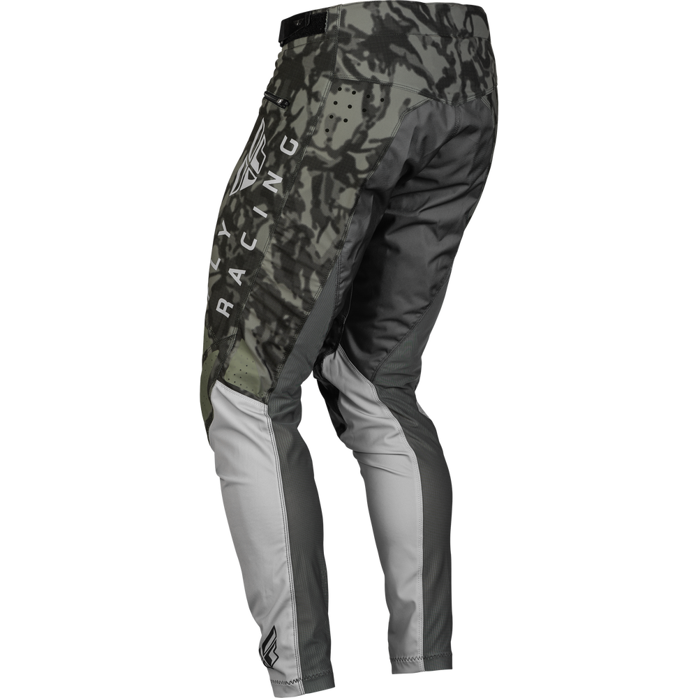 Fly Radium BMX Race Pants (2023) - Sz 30 waist - Dark Gray Camo/Gray