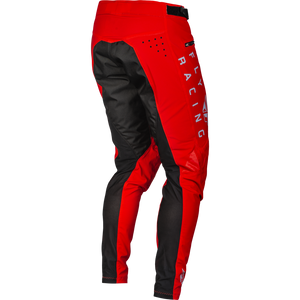 Fly Radium Youth BMX Race Pants (2023) - Sz 22 waist - Red/Black/Gray