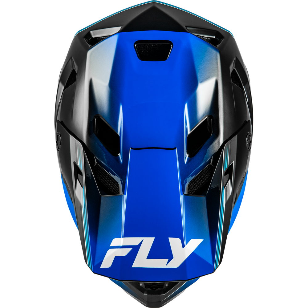Fly Rayce Full Face BMX / DH Helmet - sz Adult S - Blue/Black