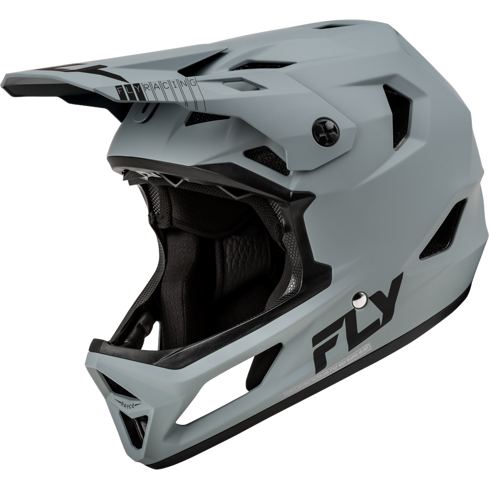 helm bmx fullface Fly Racing Rayce MTB Helmet - Matte Grey