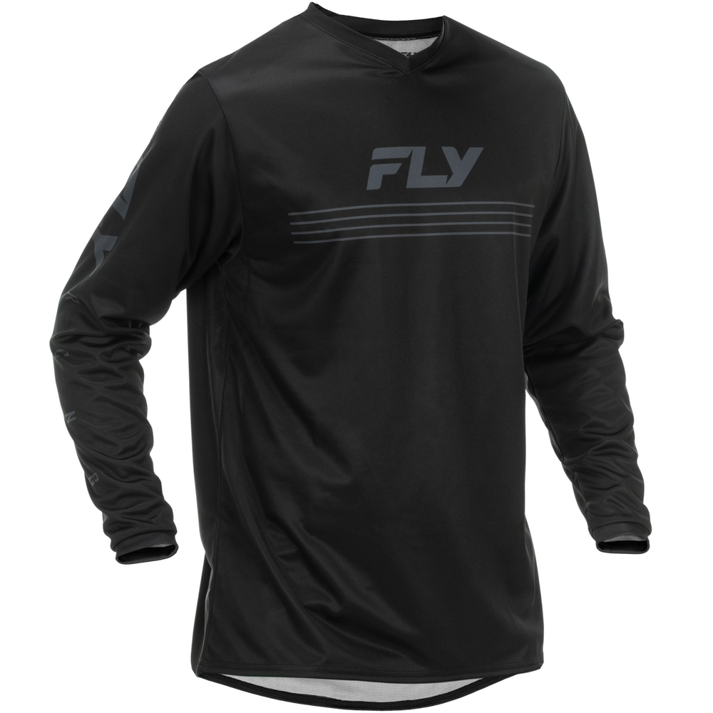 Fly Universal BMX/MTB Jersey - Adult Large (L) - Black - BMXGuru Fly Universal BMX/MTB Jersey - Adult Large (L) - Black - BMXGuru
