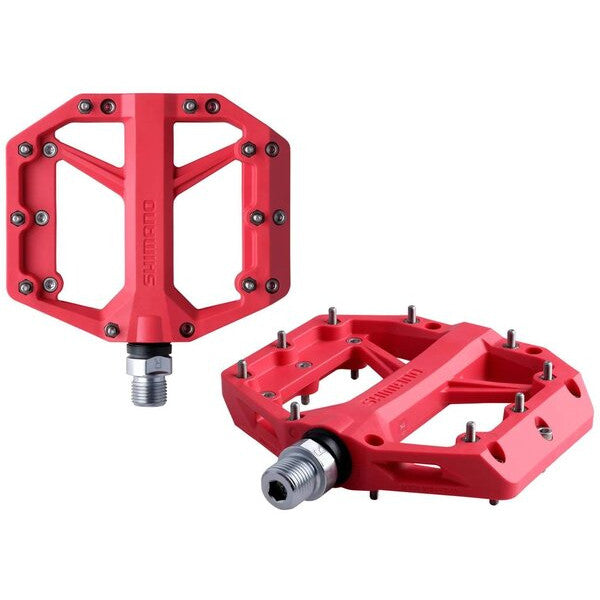 Shimano Deore PD-GR400 Flat Pedals Red