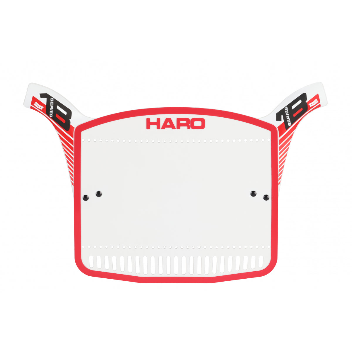 Haro Series 1B Reproduction BMX Number Plate Red Red BMXGuru C W Cycle