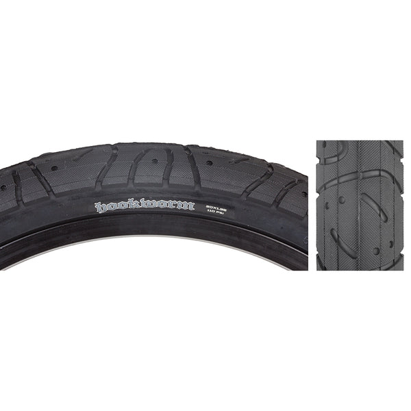20x1.95 Maxxis Hookworm BMX tire - Black - BMXGuru.com / C&W Cycle