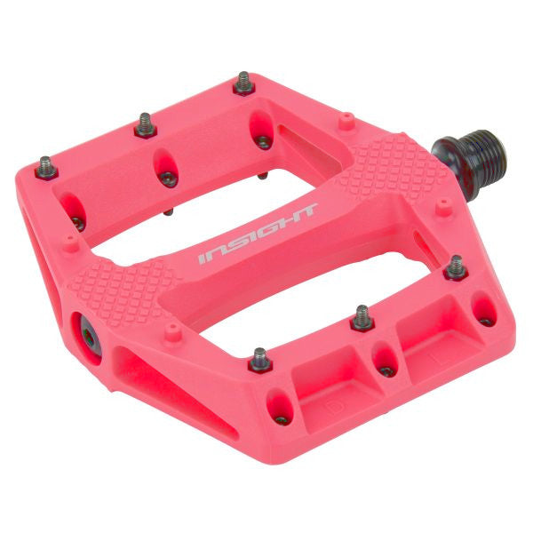 flat pedals pink Insight DU Thermoplastic Durch den Großen Wald deck-width:5