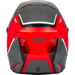 Fly Kinetic Vision Full Face BMX/MX/DH Helmet - DOT - sz Adult X-Large - Red/Gray