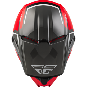 Fly Kinetic Vision Full Face BMX/MX/DH Helmet - DOT - sz Adult Small - Red/Gray