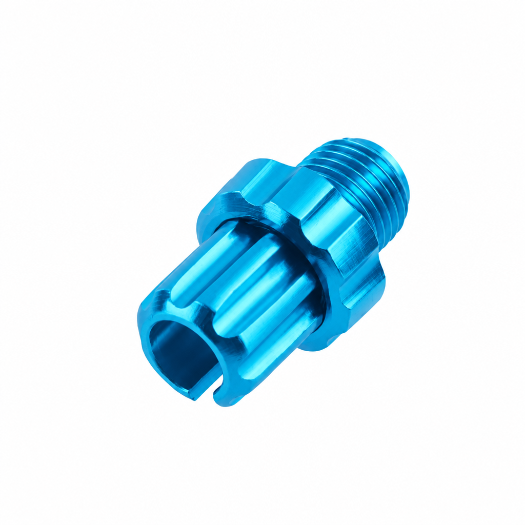 Alloy Brake Lever Barrel Adjuster - M10 - Blue