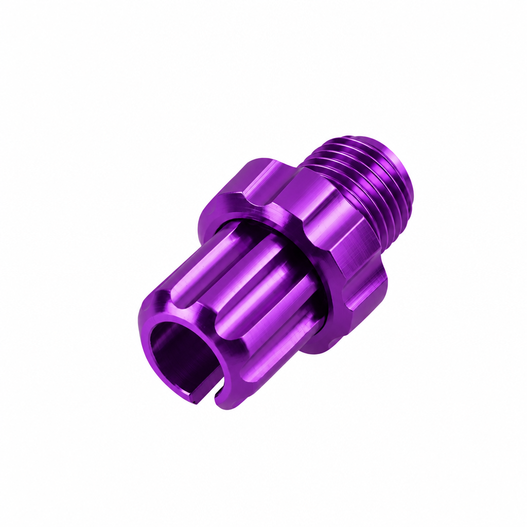 Alloy Brake Lever Barrel Adjuster - M10 - Purple
