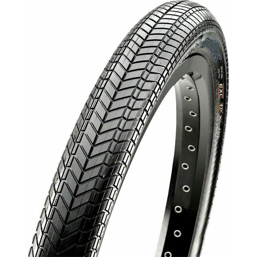 20x2.40 Maxxis Grifter Folding BMX tire - 110psi - Black