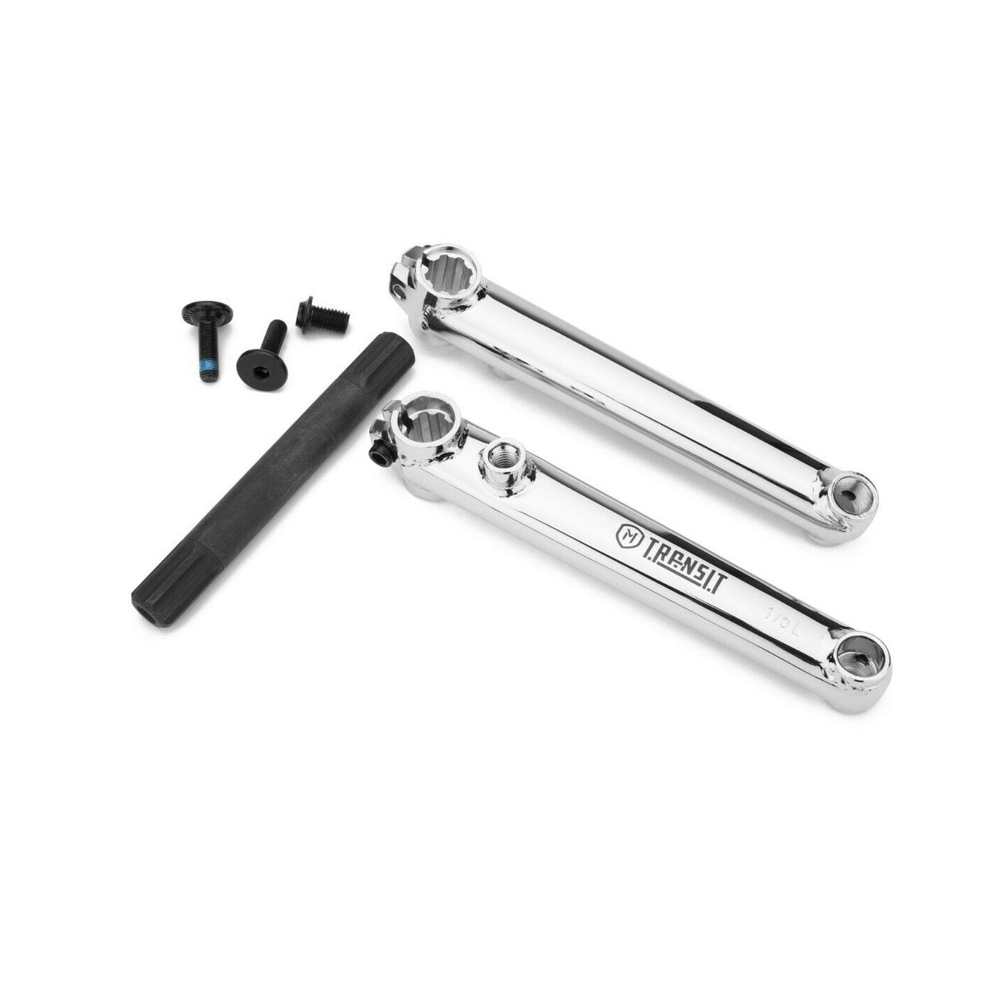 Mission Transit V2 3-Piece BMX crank - 160mm - Chrome