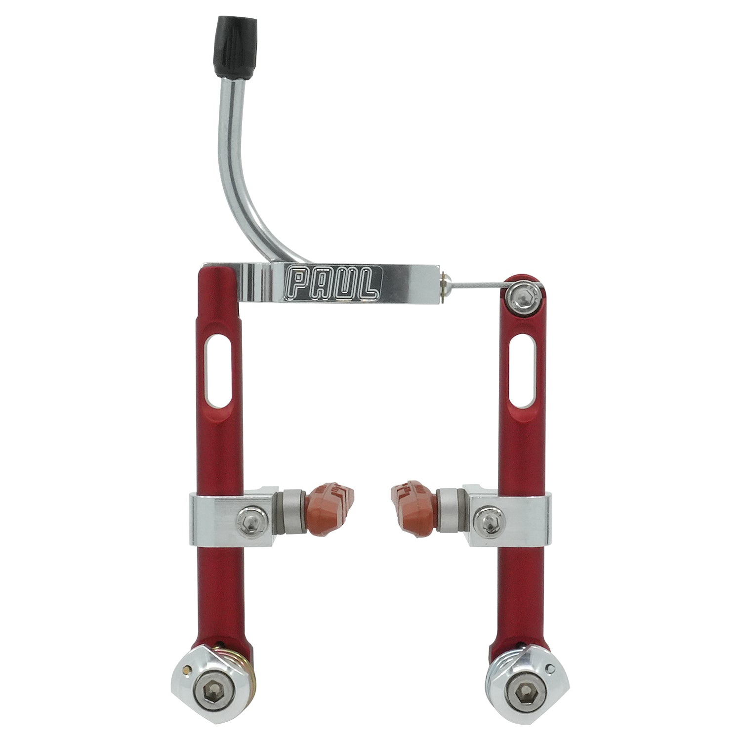Paul Motolite BMX V-Brake w/ KoolStop Pads - Red - USA Made
