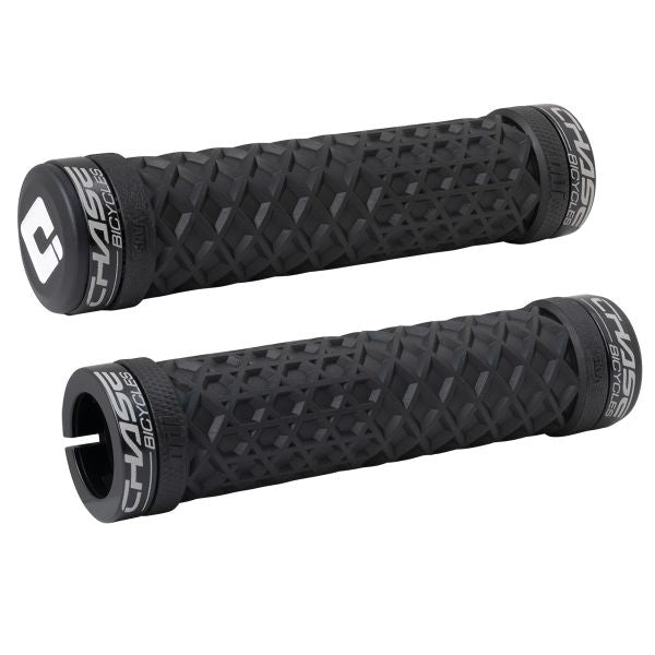 ODI Vans / Chase Lock-On BMX Grips - Black w/ Black Clamps - USA Made