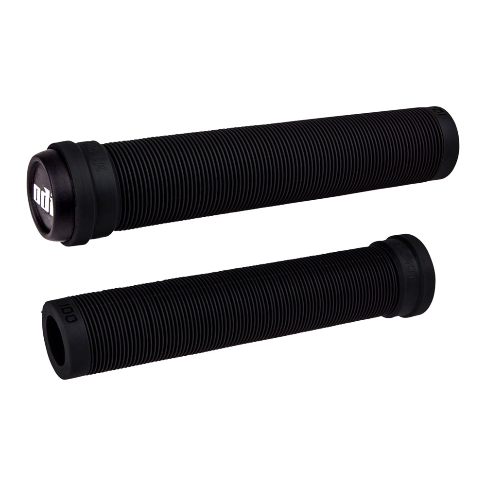 ODI Longneck SLX Flangeless BMX Grips - 160mm - Black - USA Made