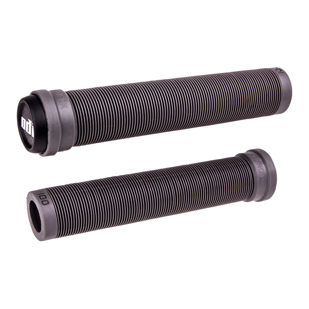 ODI Longneck SLX Flangeless BMX Grips - 160mm - Graphite - USA Made