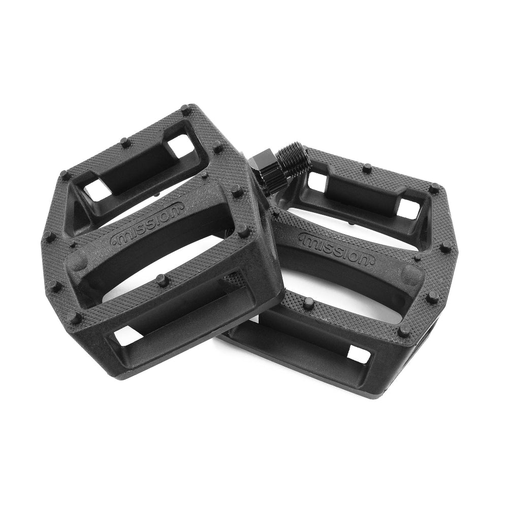 Mission BMX Impulse PC Platform Pedals - 9/16" - Black