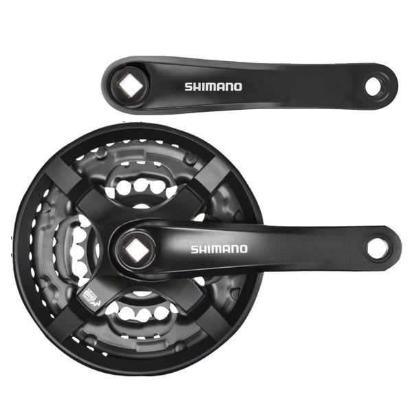 Shimano Tourney FC-TY501 Crank Arm set - 175mm - Black - 42-34-24